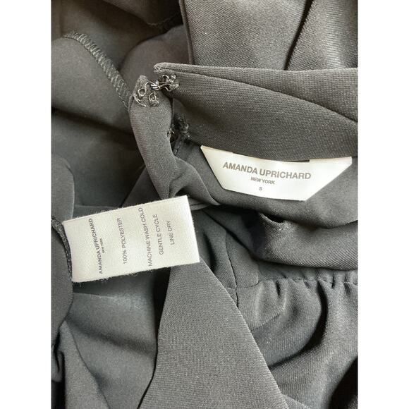 Amanda Uprichard 'Fabienne' Black Polyester Romper Size S - Picture 4 of 4